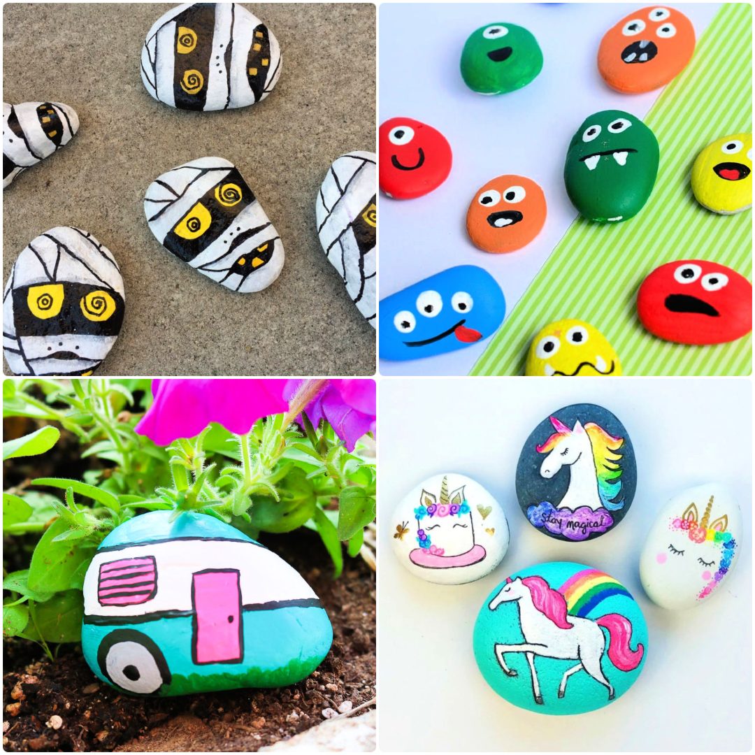 Easy Rock Painting Ideas (Over 50!) - Mod Podge Rocks