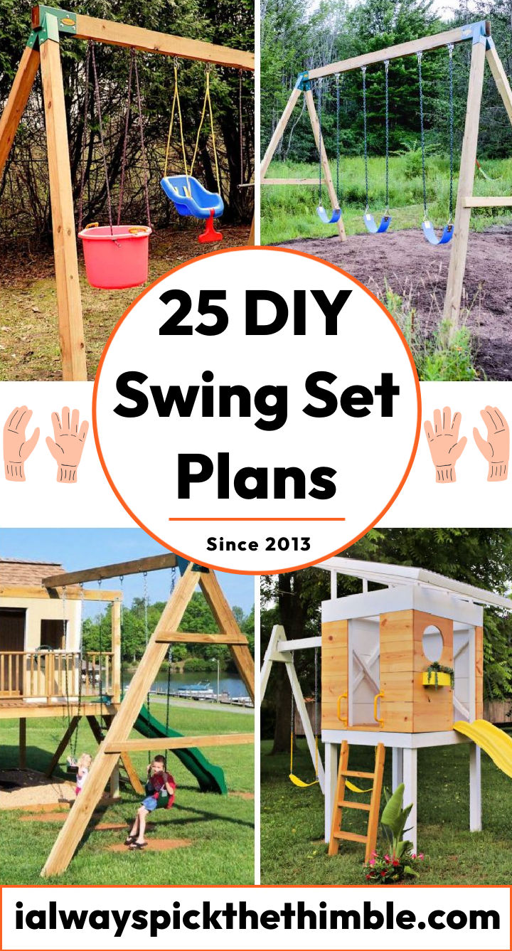 25 Free DIY Swing Set Plans Learn Building a Swing Set