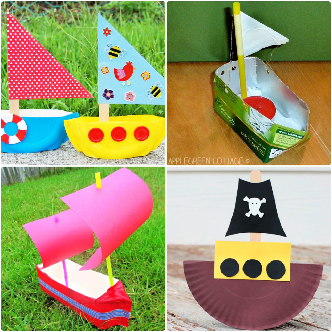 25 Easy DIY Boat Crafts for Kids: How To Make a Boat