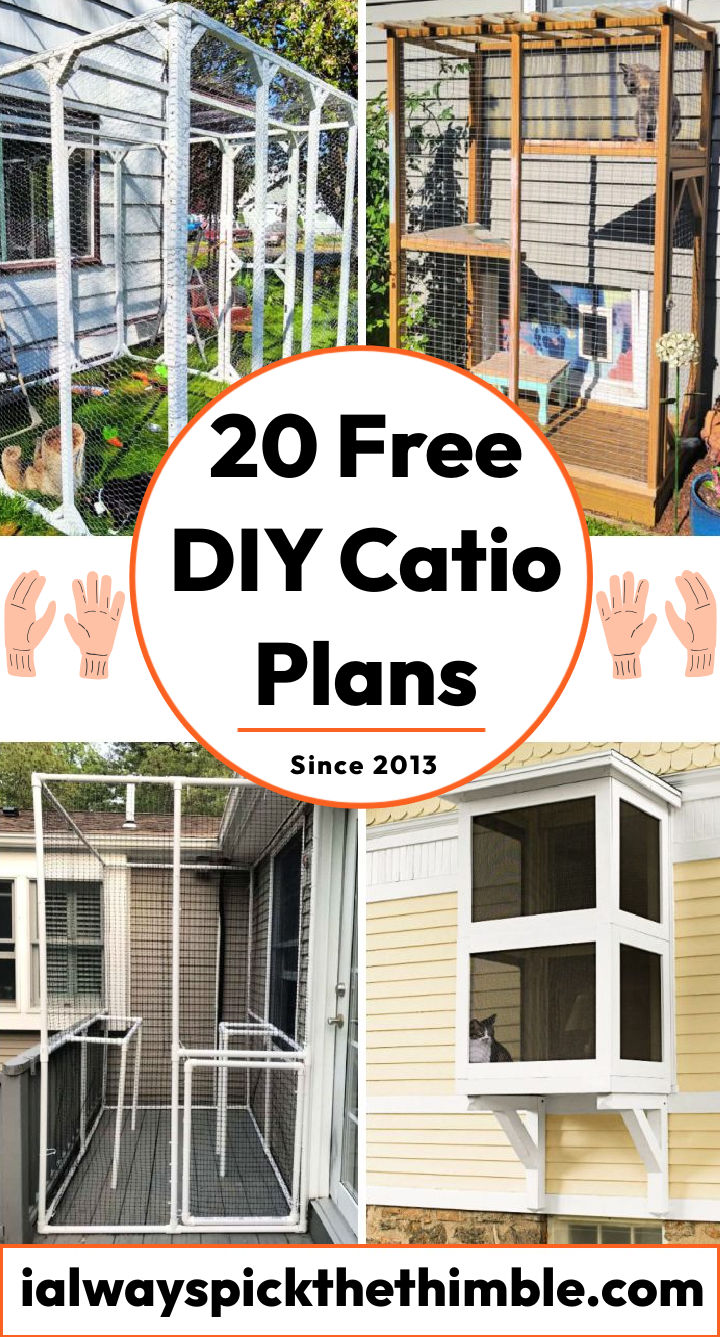 20 Free DIY Catio Plans Build Your Outdoor Cat Enclosure