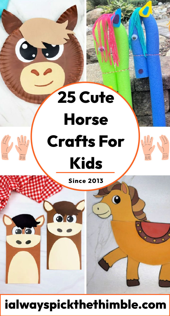 25 Horse Crafts for Kids (Preschoolers & Kindergarteners)